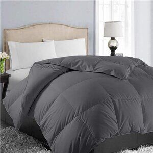 All Season Queen Size Soft Quilted Down Alternative Comforter Reversible